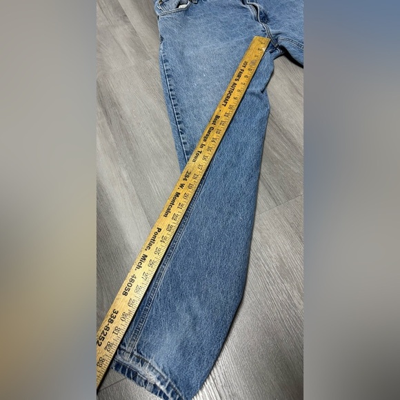 Carhartt Classic Distressed Blue Denim Jeans Men’s Size 42x34 - Picture 10 of 10